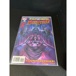 Mars Attacks #2 Comic (1994 Topps, Counterstrike Part Two) Tim Burton Tie-In
